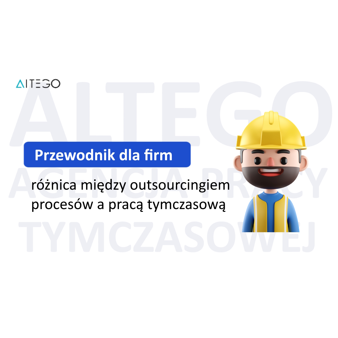 Różnica między outsourcingiem procesów a pracą tymczasową